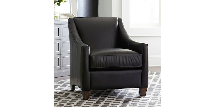 Leather Accent Chair image number 1