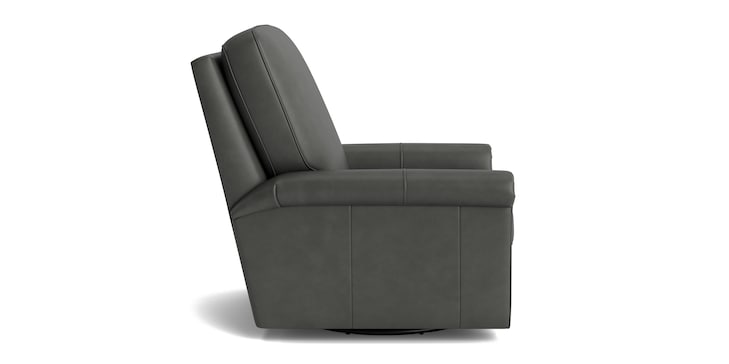 Leather Swivel Glider image number 2