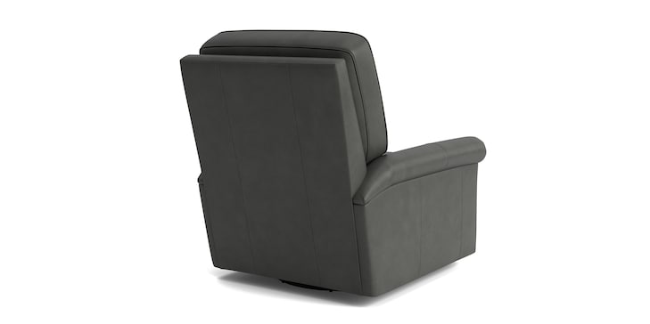 Leather Swivel Glider image number 3