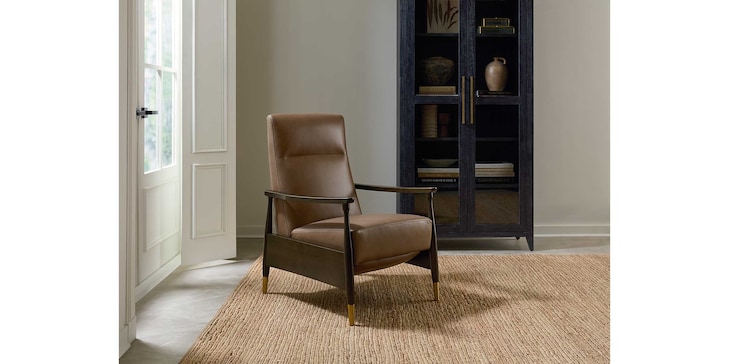 Leather Recliner image number 1
