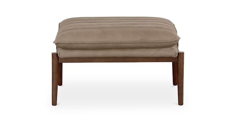 Ellis Leather Ottoman image number 2