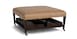 Leather Cocktail Ottoman