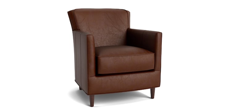 Leather Accent Chair image number 1