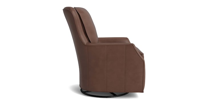 Leather Swivel Glider image number 2