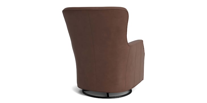Leather Swivel Glider image number 3