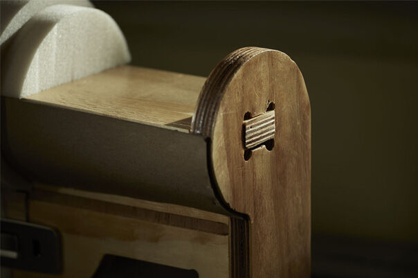 Pre-upholstered chair arm frame Pre-upholstered chair arm frame