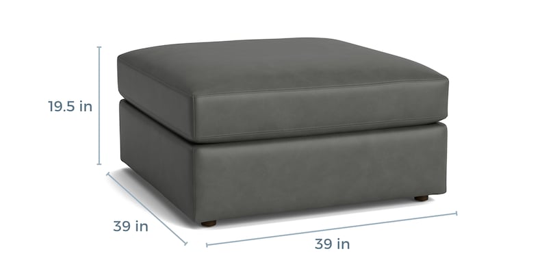 Leather Ottoman image number 3