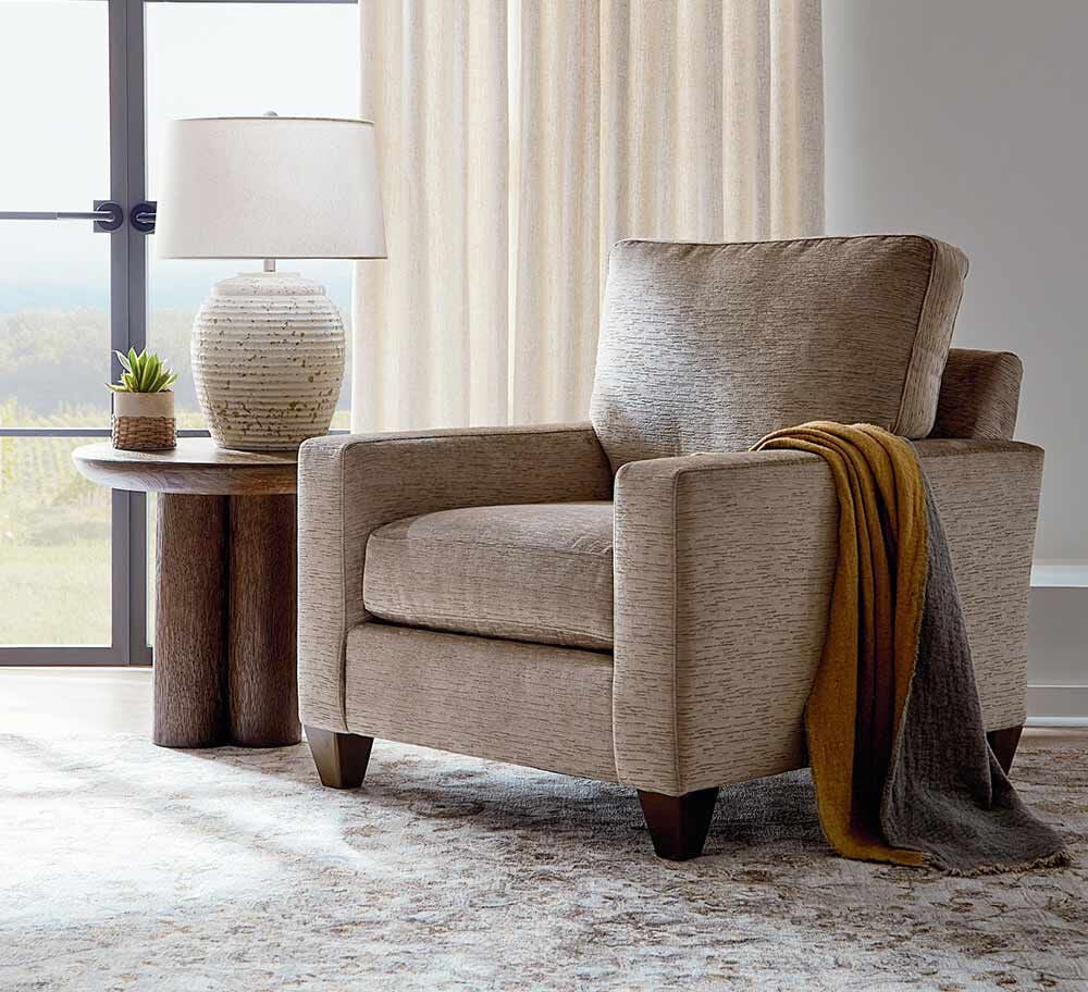 Custom chairs and ottomans Custom chairs and ottomans