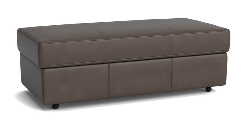Leather Storage Ottoman image number 0