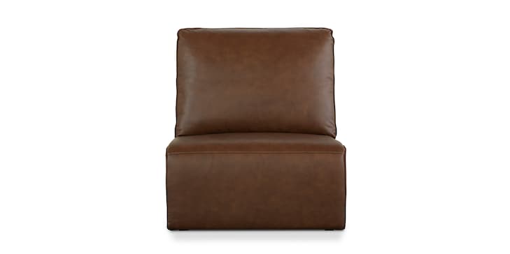 Everett Leather Armless Zero Gravity Power Recliner image number 1