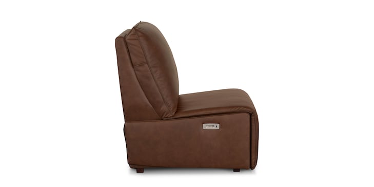 Everett Leather Armless Zero Gravity Power Recliner image number 3