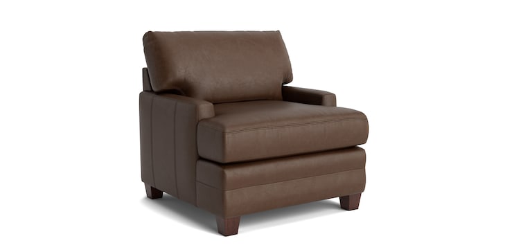 Leather Track Arm Chair image number 1