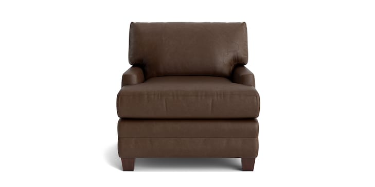 Leather Track Arm Chair image number 0