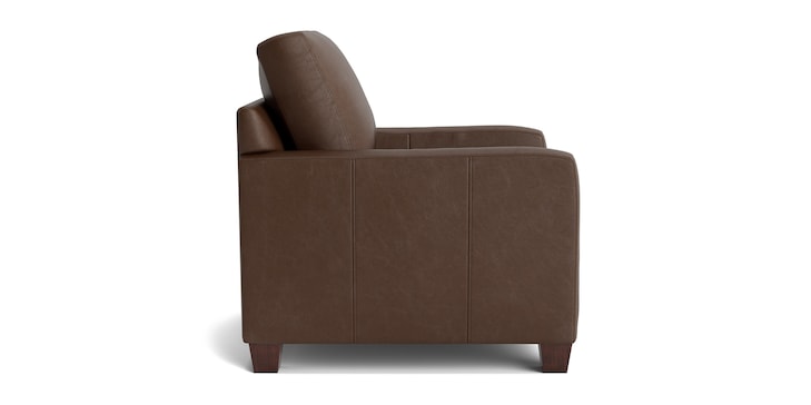 Leather Thin Track Arm Chair image number 3
