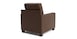 Leather Thin Track Arm Chair
