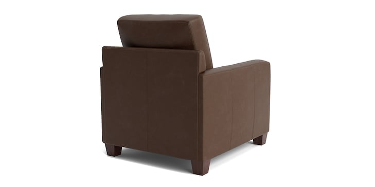 Leather Thin Track Arm Chair image number 4