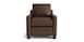 Leather Thin Track Arm Chair