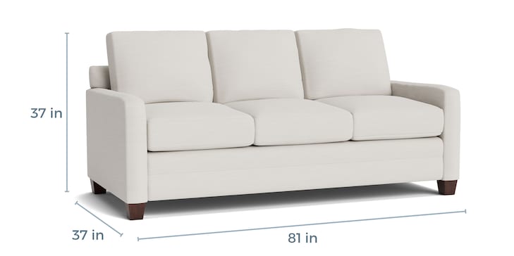 Carolina Thin Track Arm Sofa image number 2