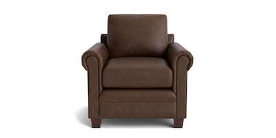 Carolina Leather Panel Arm Chair