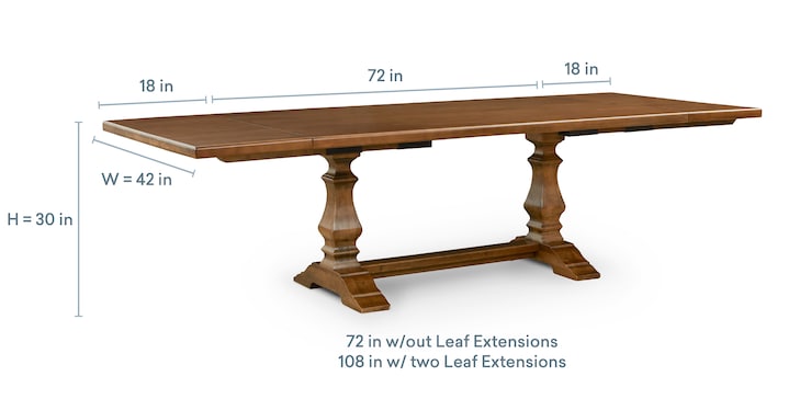 Maple Dining Table 72"x42" image number 4