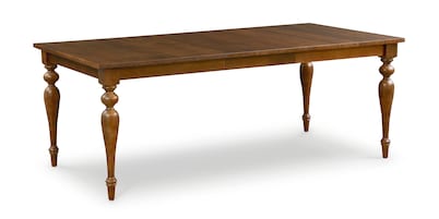 Amelia Maple Rectangle Dining Table with Leaf