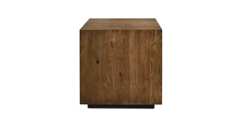 Oak Square End Table image number 3