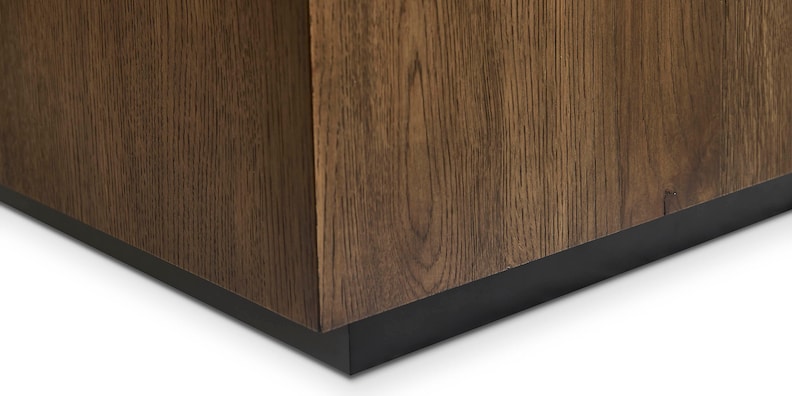 Oak Square End Table image number 5