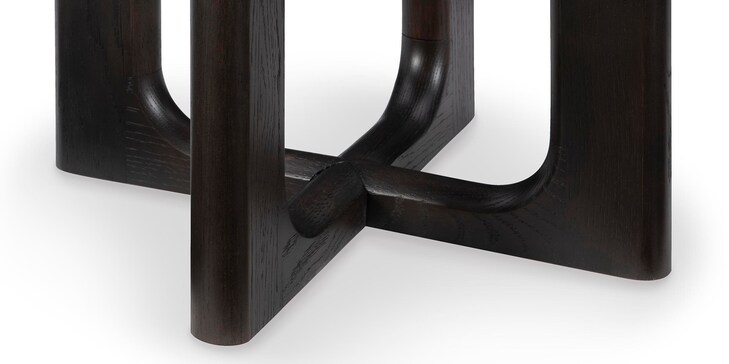 Oak Round Accent Table image number 7