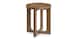 Oak Round Accent Table