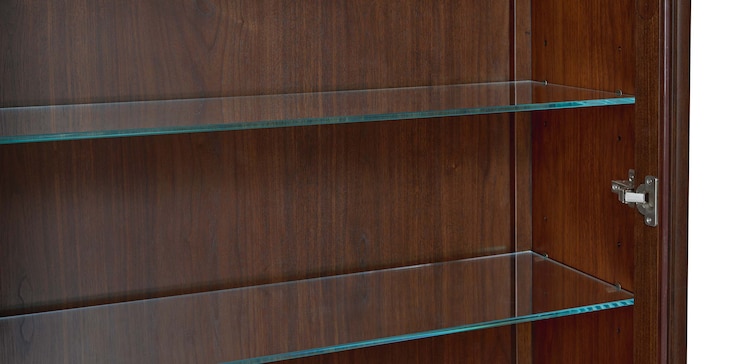 40" Glass-Wood Storage Cabinet image number 7