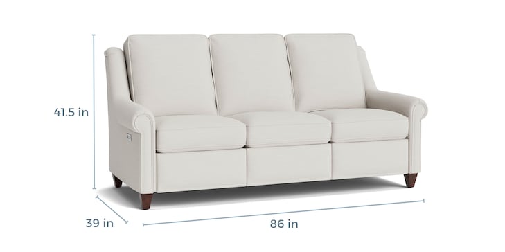 Reclining Fabric Sofa image number 3