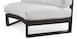 4pc Curved Armless Sectional