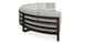 4pc Curved Armless Sectional