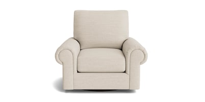 True Custom™ Large Panel Arm Swivel Chair