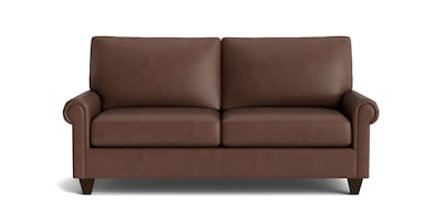 True Custom™ Leather Panel Arm Studio Sofa