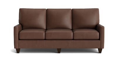 True Custom™ Leather Track Arm Sofa