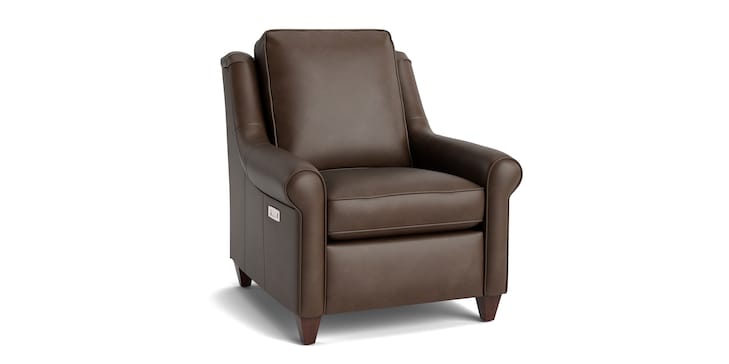Reclining Leather Chair image number 1