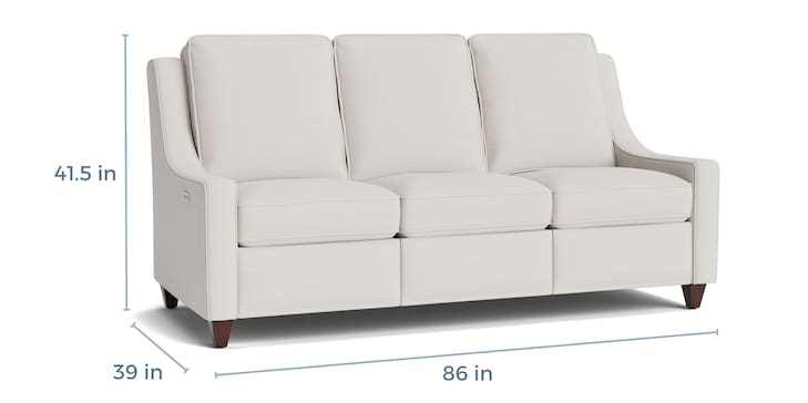 Reclining Fabric Sofa image number 3
