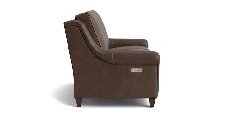 Reclining Leather Sofa image number 2