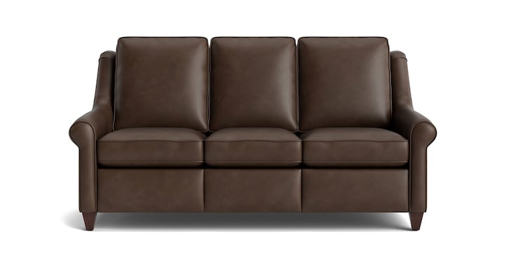 Reclining Leather Sofa image number 0