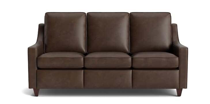 Reclining Leather Sofa image number 0