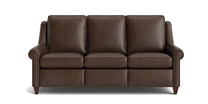 Reclining Leather Sofa image number 0