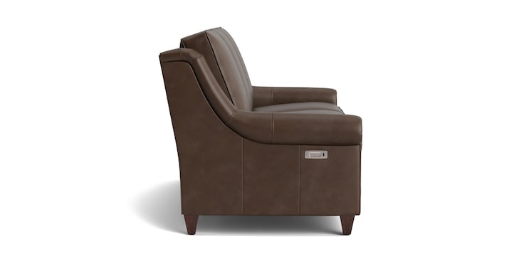 Reclining Leather Sofa image number 2