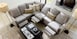 Reclining Fabric L Sectional