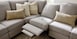 Reclining Fabric L Sectional