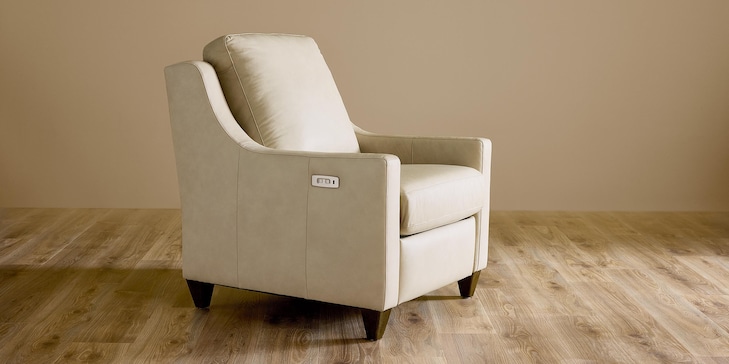 Reclining Leather Chair image number 1