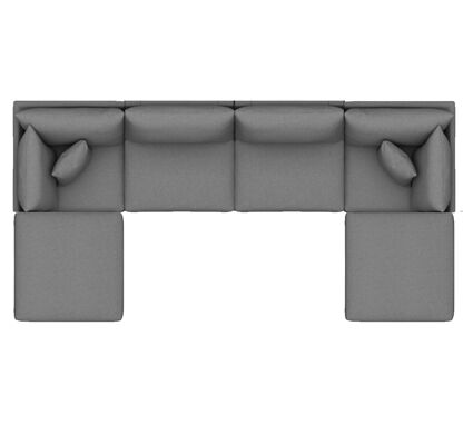 Chaise U-Shape sectional configuration Chaise U-Shape sectional configuration
