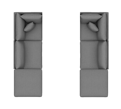 Double Sofas sectional configuration Double Sofas sectional configuration