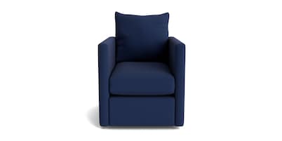 Beckham Outdoor Thin Track Arm Swivel Chair
