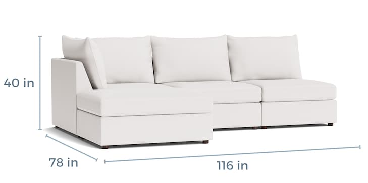 Small Chaise Sectional image number 3